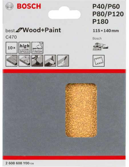 Titan Shop |Set 10 foi 115x140mm, mixt Bosch