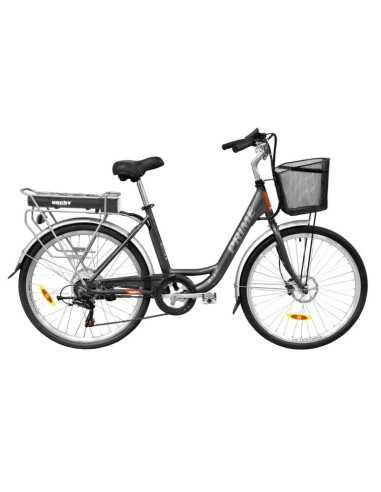 Bicicleta electrica Hecht Prime Shadow, schimbator shimano, HECHTPRIMESHADOW