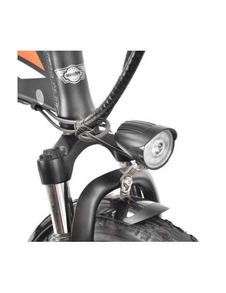 Bicicleta electrica Hecht Compos Black, schimbator Shimano, HECHTCOMPOSBLACK