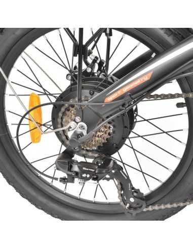 Bicicleta electrica Hecht Compos Black, schimbator Shimano, HECHTCOMPOSBLACK