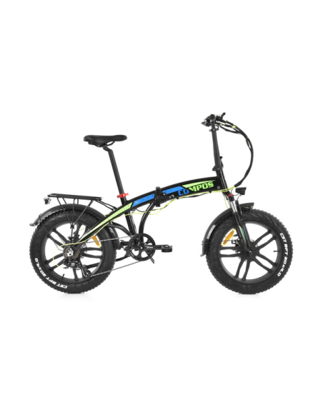 Bicicleta electrica Hecht Compos Black XL, schimbator Shimano, HECHTCOMPOSXLBLACK
