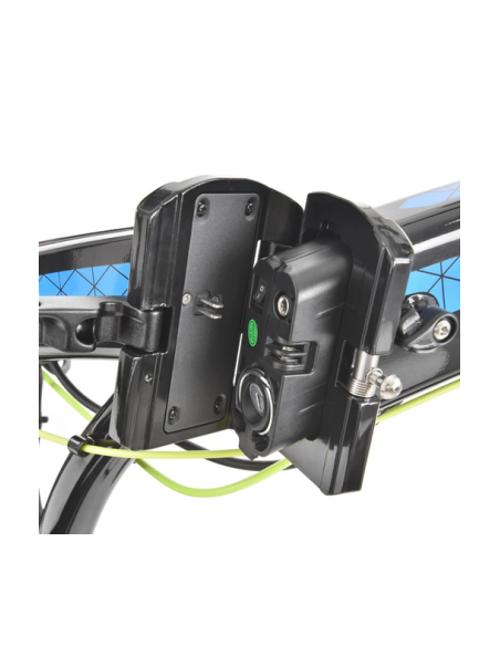 Bicicleta electrica Hecht Compos Black XL, schimbator Shimano, HECHTCOMPOSXLBLACK