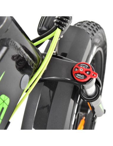 Bicicleta electrica Hecht Compos Black XL, schimbator Shimano, HECHTCOMPOSXLBLACK