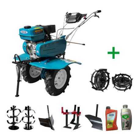 Titan Shop |Pachet Motocultor DAKARD 7CP cu accesorii si uleiuri HS900