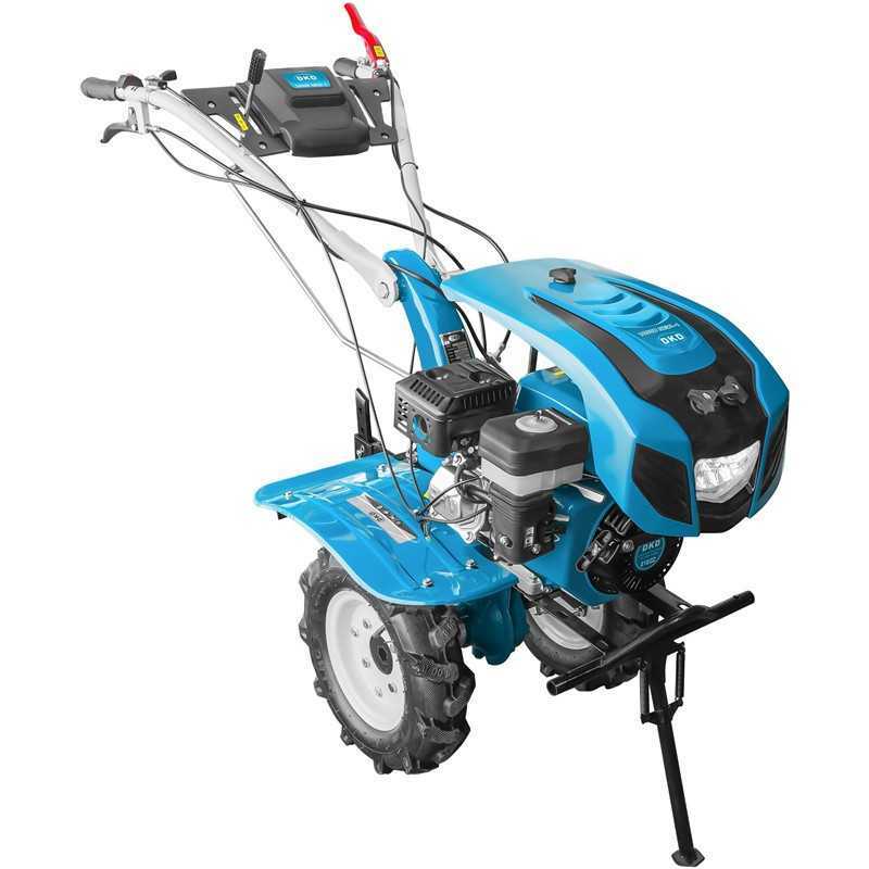 Titan Shop |Motocultor Dakard HS1000BNEW1 7CP cu far, roti de cauciuc si set freze