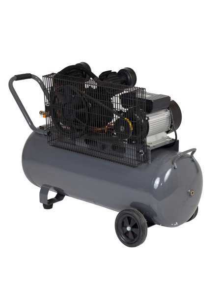 Titan Shop |Compresor aer, 100L, 8bar, 324L/min, monofazat, angrenare curea Stager HMV0.25/100