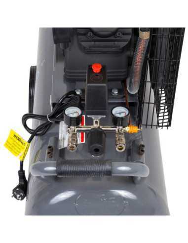 Titan Shop |Compresor aer, 100L, 8bar, 324L/min, monofazat, angrenare curea Stager HMV0.25/100