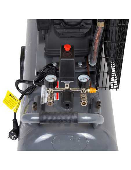 Titan Shop |Compresor aer, 100L, 8bar, 324L/min, monofazat, angrenare curea Stager HMV0.25/100
