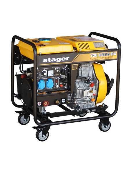 Titan Shop |Generator sudare diesel monofazat 4kVA 160A Stager YDE6500EW