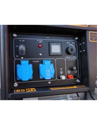 Titan Shop |Generator open frame 4.5kW, monofazat, diesel, pornire la cheie Stager YDE6500E