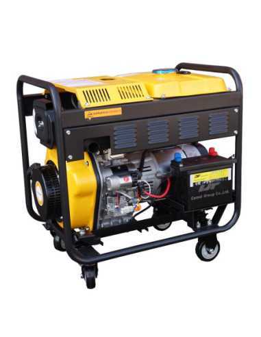 Titan Shop |Generator open frame 4.5kW, monofazat, diesel, pornire la cheie Stager YDE6500E