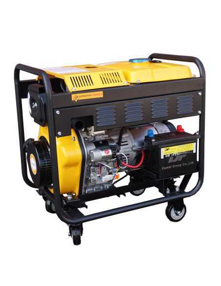 Titan Shop |Generator open frame 4.5kW, monofazat, diesel, pornire la cheie Stager YDE6500E