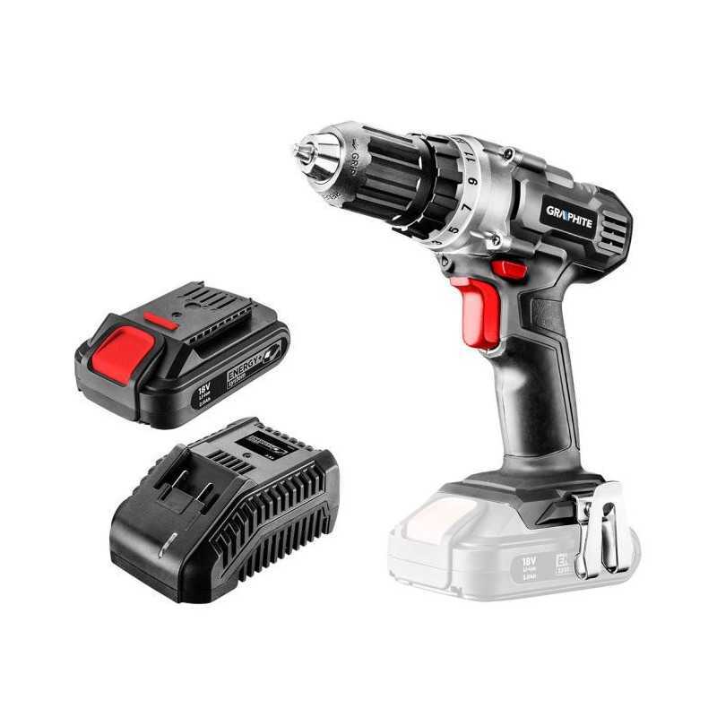 Set Autofiletanta cu acumulator si incarcator Energy + 58G000-SET1 Graphite
