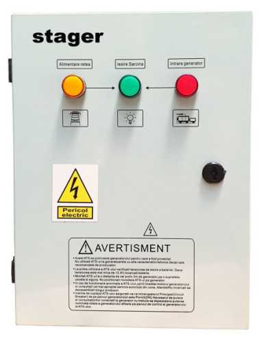 Titan Shop |Automatizare monofazata 63A, 12Vcc, protectie, Stager YPA20063F12S