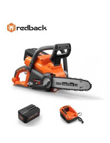 Titan Shop |Fierastrau cu lant 300mm, acumulator 40V/6Ah, incarcator 40V/5A Redback Pachet E212C+EP60+EC50