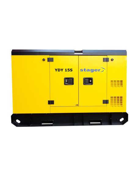 Titan Shop |Generator insonorizat diesel monofazat 15kW, 57A, 1500rpm Stager YDY15S