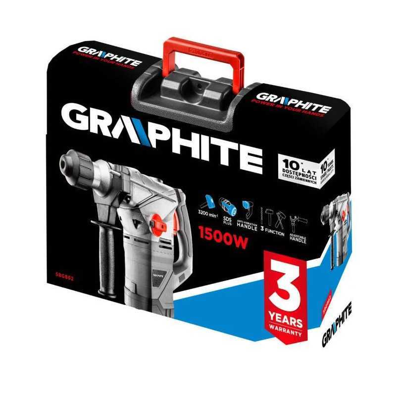Titan Shop |Ciocan rotopercutor 1500 W 4.5 J  Graphite 58G862