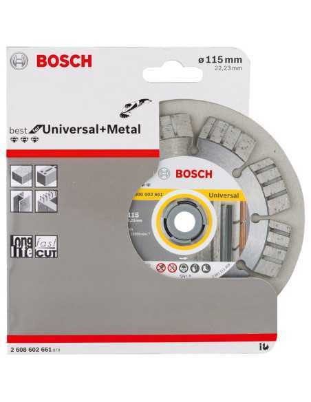 Titan Shop |Disc diamantat Best universal si pentru metal 115 x 22.23 x 2.2mm