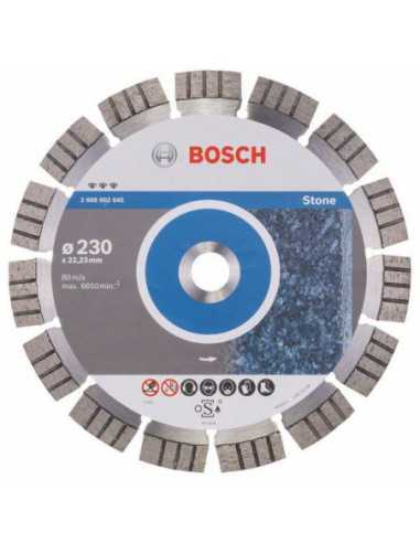 Titan Shop |Disc diamantat Best for Stone 230x22,23x2,4x15mm