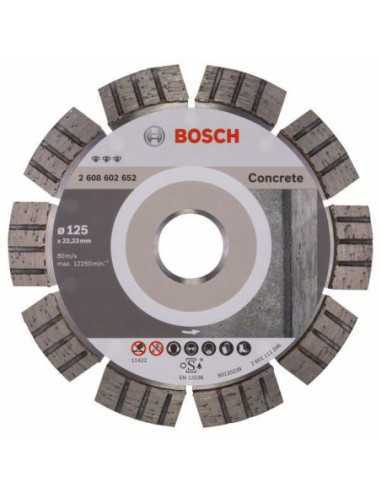 Titan Shop |Disc diamantat Best for Concrete 125x22,23x2,2x12mm