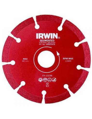 Titan Shop |Irwin Disc diamantat laser segmentat, beton, 125mmx22.2mm