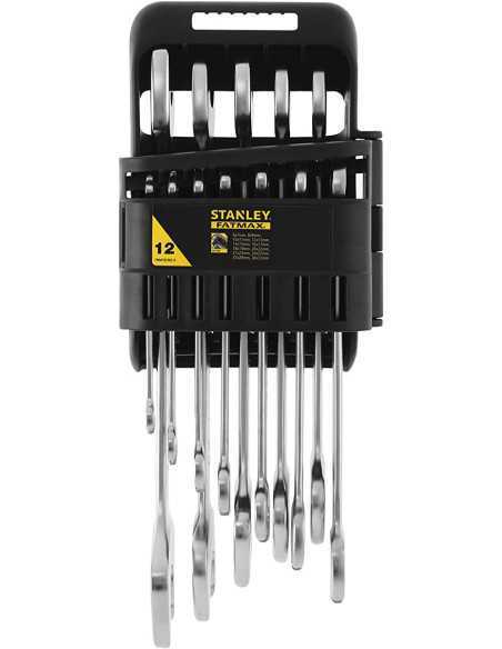 Titan Shop |Set de 12 chei deschise cu profil antiderapant Stanley FMMT82902-0