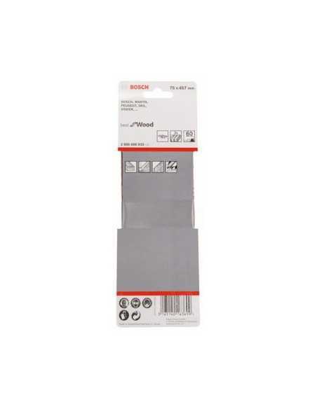 Titan Shop |Set benzi de slefuire X440 75x533mm, 60 set 3 buc.