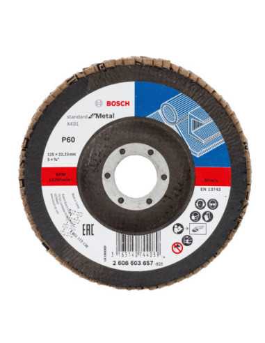 Titan Shop |Disc de slefuire evantai X431, Standard for Metal 125mmx22,23mmx60
