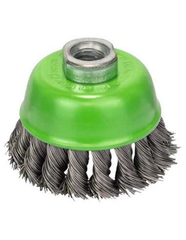 Titan Shop |Perie-oala, sarma cu noduri 75 otel inoxidabil 75mmx0,5mm, M14