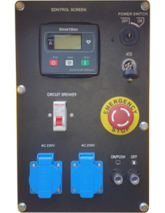 Titan Shop |Generator insonorizat diesel monofazat 11kVA, 48A, 3000rpm Stager YDE15000T 2