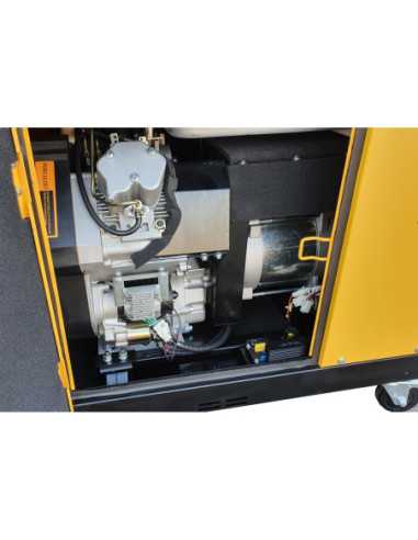 Titan Shop |Generator insonorizat diesel monofazat 11kVA, 48A, 3000rpm Stager YDE15000T