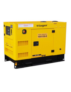 Titan Shop |Generator insonorizat diesel monofazat 15kW, 57A, 1500rpm Stager YDY15S-E
