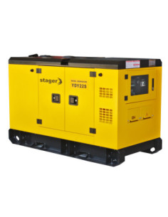 Titan Shop |Generator insonorizat diesel monofazat 20kVA, 87A, 1500rpm Stager YDY22S