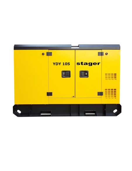 Titan Shop |Generator insonorizat diesel monofazat 9kW, 37A, 1500rpm Stager YDY10S