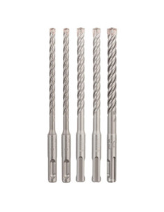 Titan Shop |Set burghie pentru gaurire cu percutie SDS plus-5, 6x6x8x8x10mm set 5 buc.