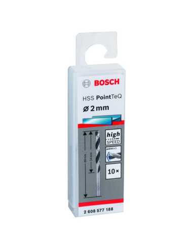 Titan Shop |Burghiu spiral HSS PointTeQ, 2,0mm, set 10 buc