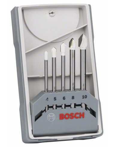 Titan Shop |Set burghie pentru placi ceramice CYL-9 Ceramic 4,0 5,0 6,0 8,0 10,0 set 5 buc.