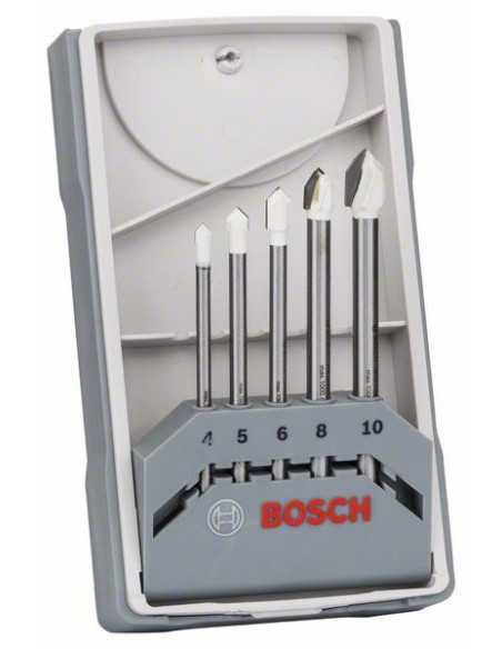 Titan Shop |Set burghie pentru placi ceramice CYL-9 Ceramic 4,0 5,0 6,0 8,0 10,0 set 5 buc.