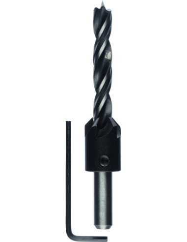 Titan Shop |Burghiu pentru lemn cu zencuitor 10mm