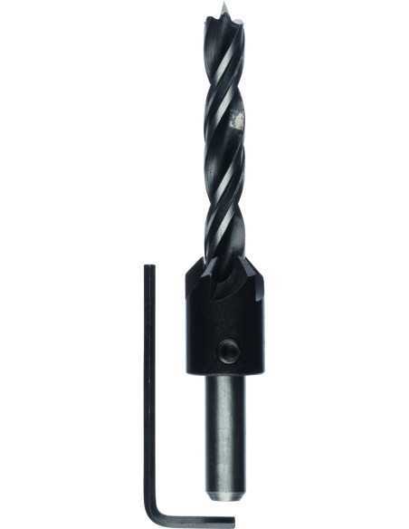 Titan Shop |Burghiu pentru lemn cu zencuitor 10mm