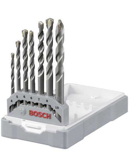 Titan Shop |Set burghie pentru beton CYL-3x4x5x6x6x7x8x10mm set 7 buc.