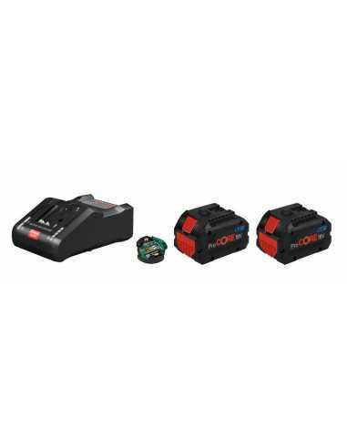 Titan Shop |Set acumulatori si incarcator cu modul BT 2xProCORE18V 8.0Ah + GAL 18V-160 C + GCY 42