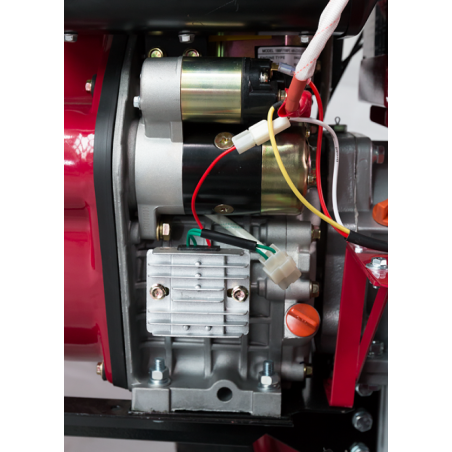 Titan Shop |Motocultor Diesel WEIMA WM1100BE(KM)12 CP cu plug reversibil si roti metalice