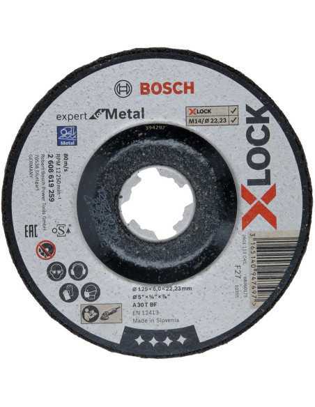 Titan Shop |Disc X-LOCK Expert for Metal 125x6x22,23 pentru slefuire ingropata A 30 T BF
