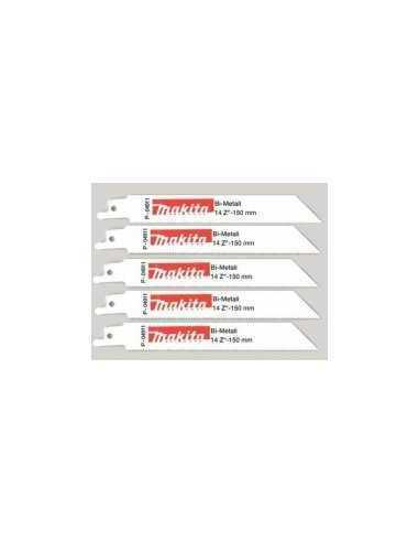 Titan Shop |Panza fierastrau alternativ otel Makita P-04949 200mm set 5buc