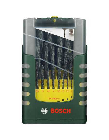 Titan Shop |Bosch Caseta 25 burghie HSS-R, metal, 1-13mm