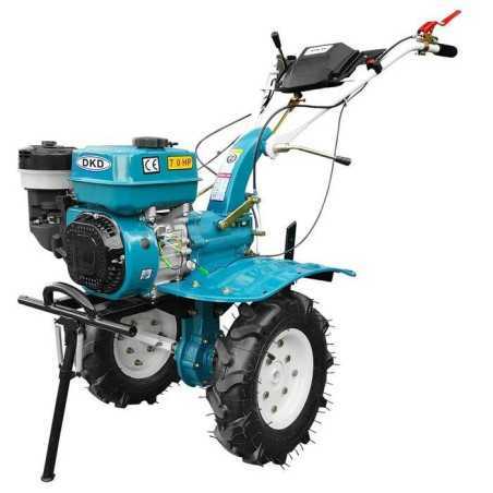 Titan Shop |Motocultor Dakard HS1000B 7CP cu far, roti de cauciuc si set freze