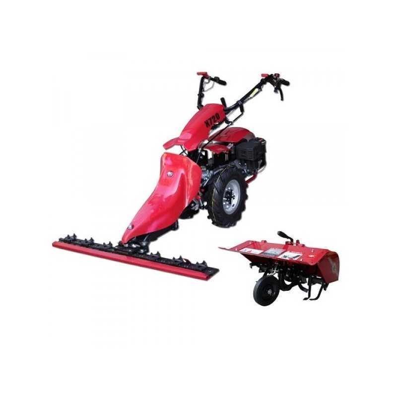 Titan Shop |Motocultor profesional 9.5CP Weima WMX720 cu freza tractata si cositoare
