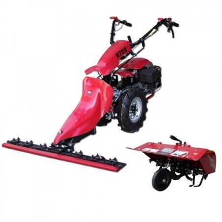 Titan Shop |Motocultor profesional 9.5CP Weima WMX720 cu freza tractata si cositoare