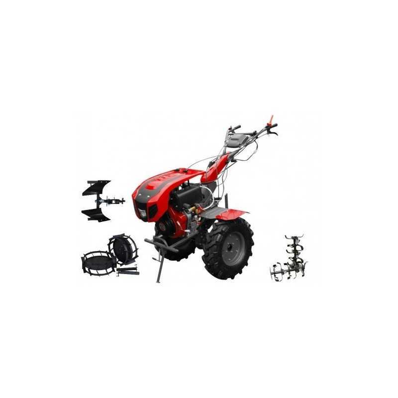 Titan Shop |Motocultor Weima cu diferential WM1100BE-6 Diesel 12 CP cu accesorii